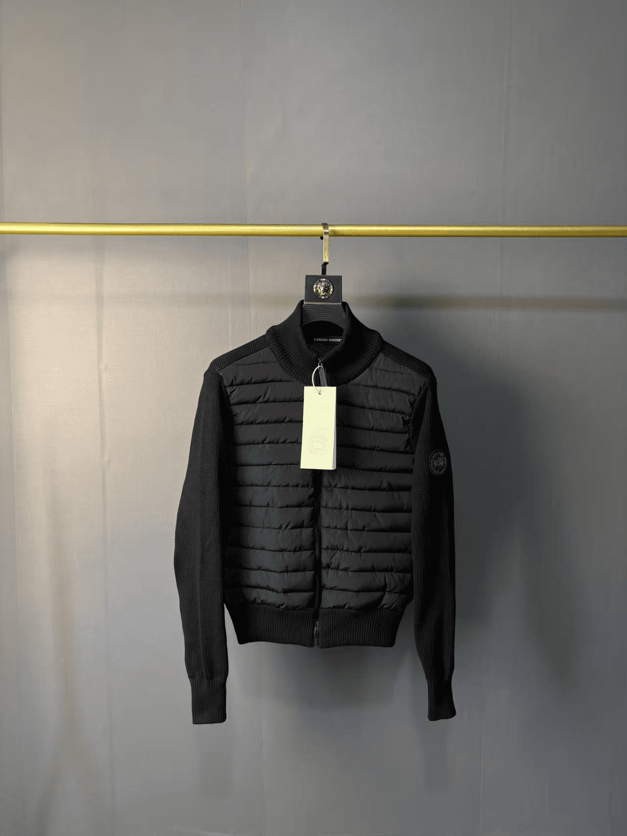 Nouvelle doudoune Canada Goose 2026, veste classique de randonnée en tricot chaud en coton duveteux