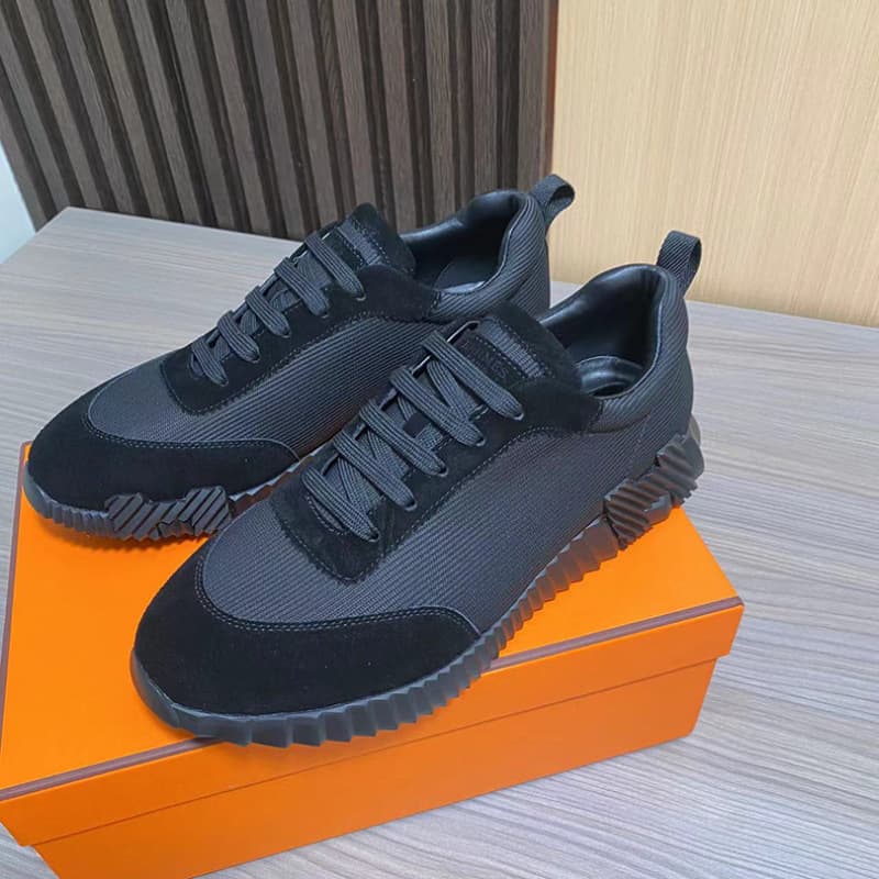 Chaussures blanches respirantes et polyvalentes en cuir gris anthracite H Brad, pour femmes, modèle Export Black Seakers.