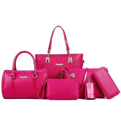 Autumn And Winter Women's Bag Fashion Trend Version Of The Tide Mother And Child Six Piece Set One Shoulder Handbag Versatile Crossbody Mixed Batch
