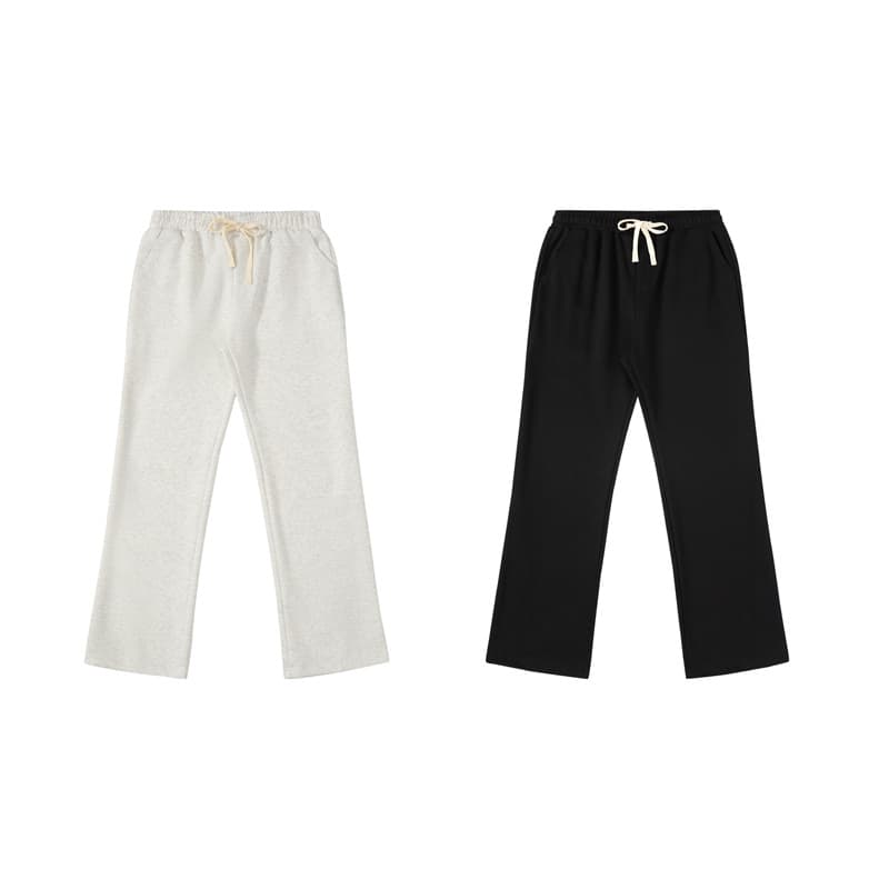 Men's Clothing Cut Snowflake Gray Terry Version Anti Pilling Drape Cut Scimitar Sweatpants Trousers