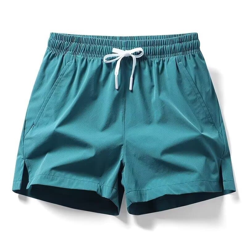 Men's Clothing Summer pants new style ice silk thin fashion casual loose drawstring three-quarter pants men's beach swimming large size shorts