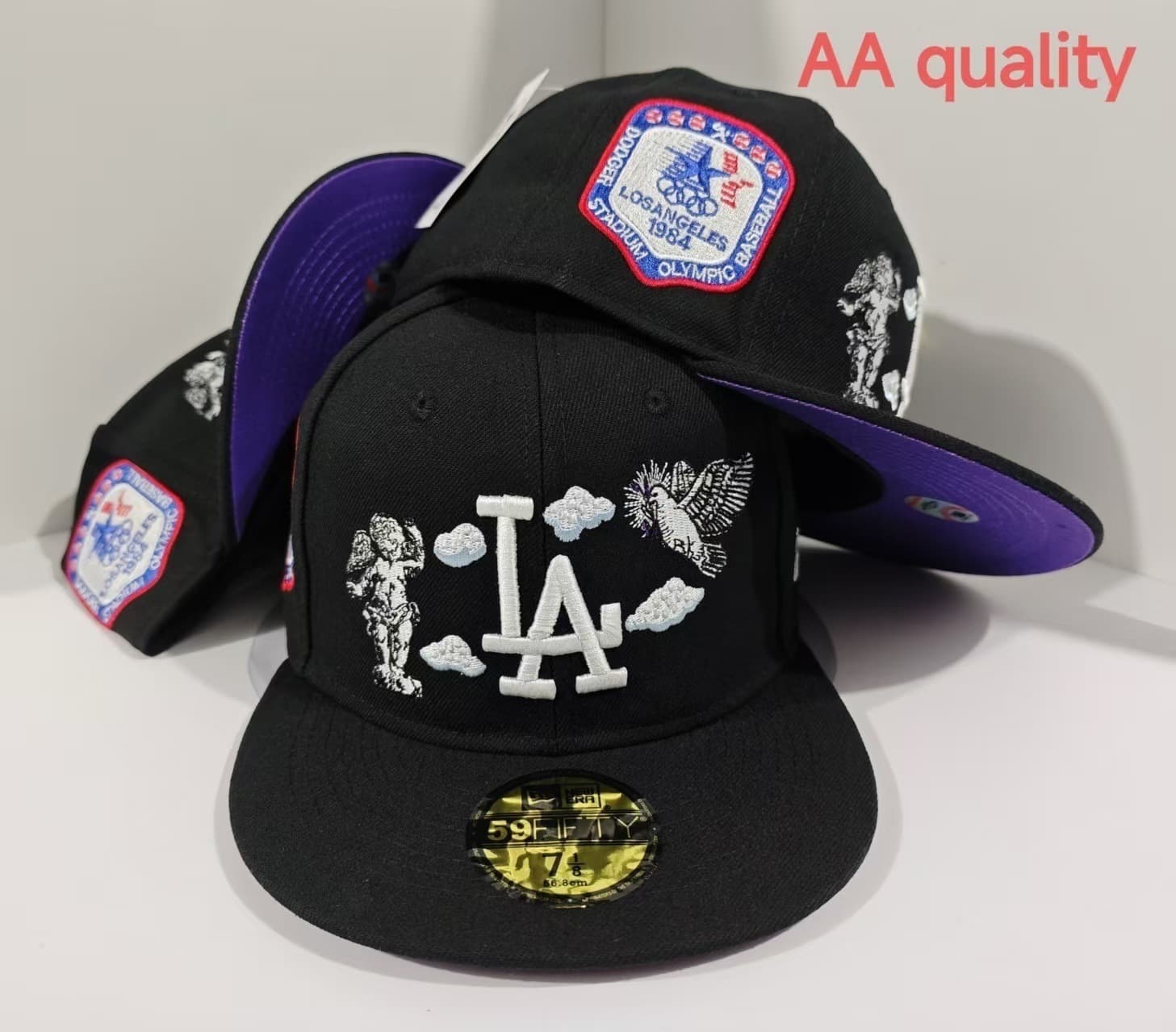 Casquette de baseball tendance 2025, modèle AA, taille unique, visière plate, idéale pour les équipes de commerce extérieur transfrontalier.