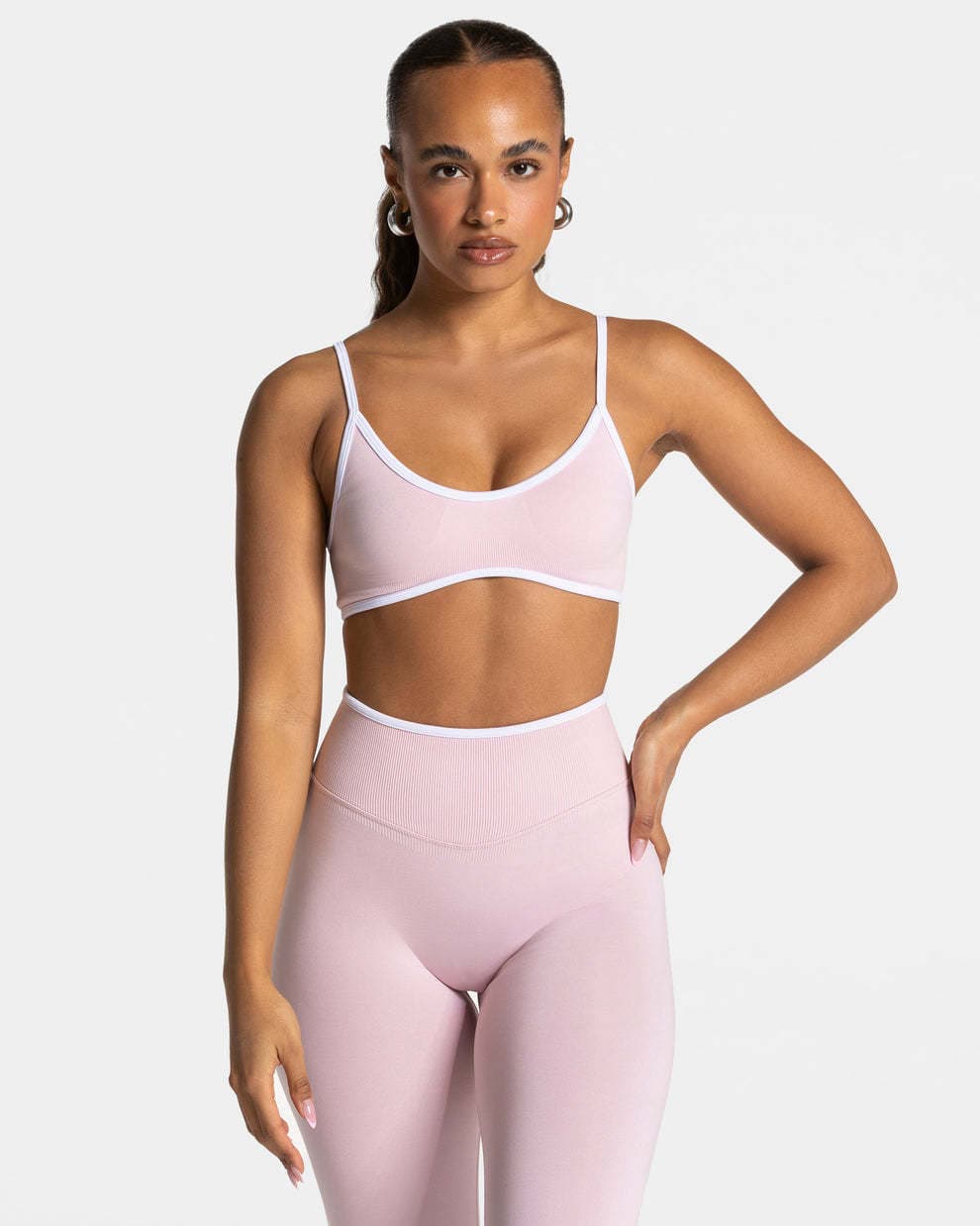 Ensemble débardeur et short de yoga ajusté sans coutures à blocs de couleur - Un article très populaire