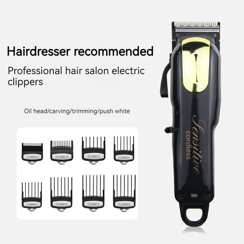 Oil Head Salon, Professional Electric Clipper, Charging Wireless Hair Clipper