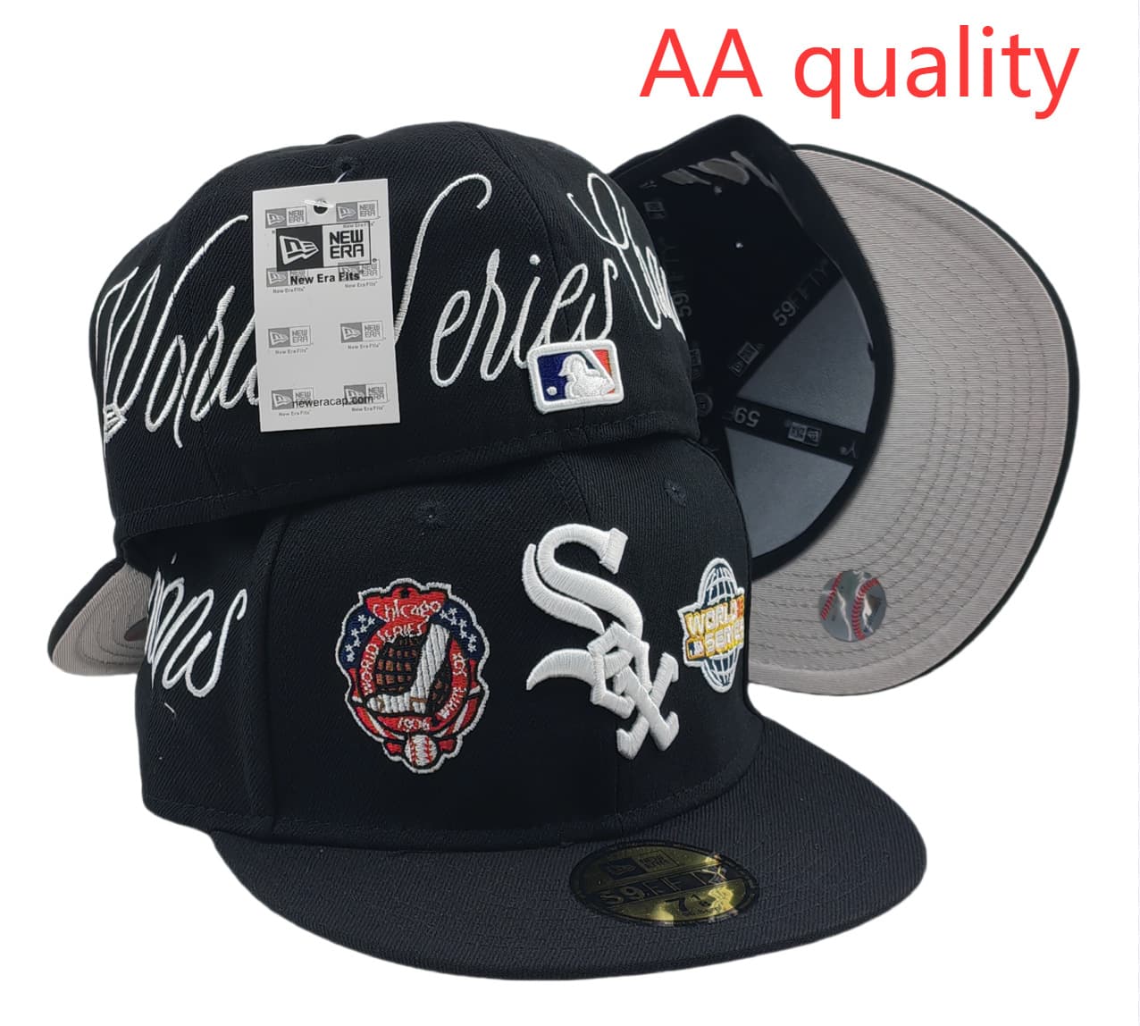 Casquette de baseball tendance 2025, modèle AA, taille unique, visière plate, idéale pour les équipes de commerce extérieur transfrontalier.