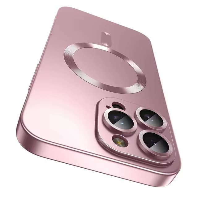 Coque de protection mate antidérapante pour iPhone 16, 15, 13, 12, 11, 14 Pro Max Plus, avec chargeur sans fil magnétique