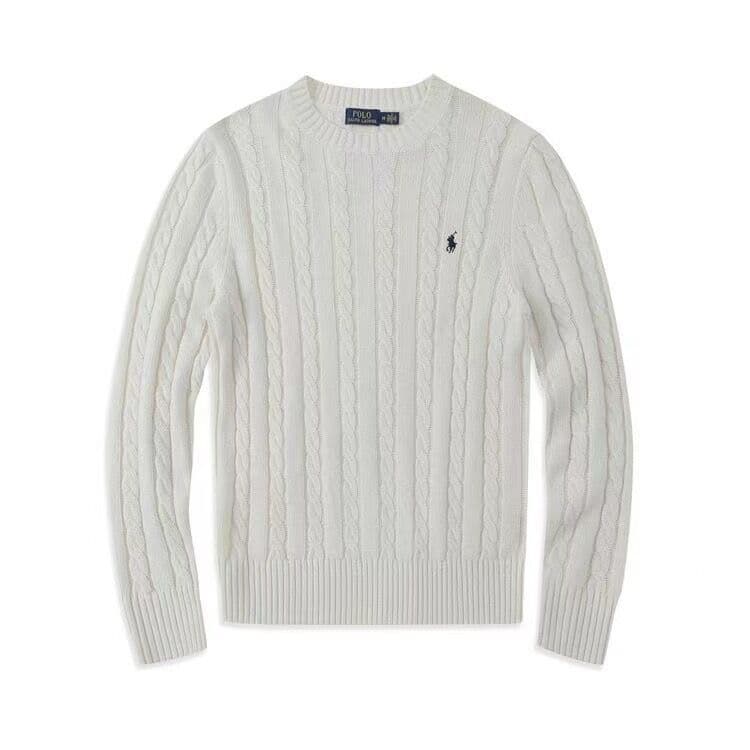 Pull homme automne-hiver 2024, modèle Paul Twist, col rond, col rond, en pur coton chaud, manches longues.