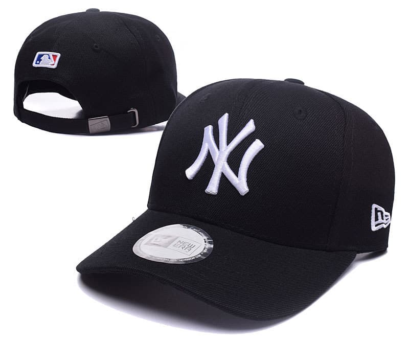 Casquette unisexe transfrontalière, grand logo, visière rigide, broderie, style sport décontracté NY, commerce extérieur