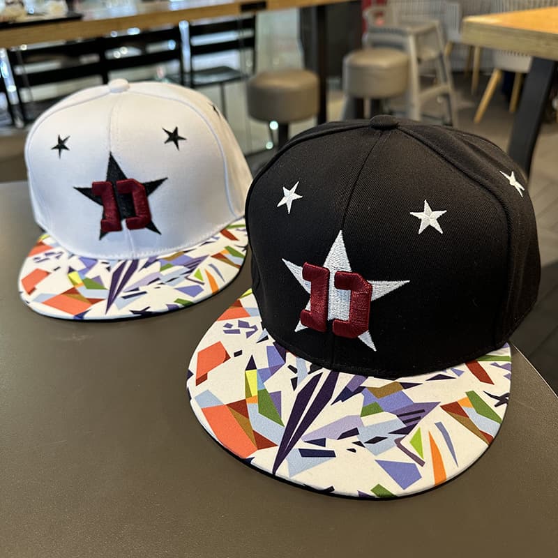 Men's Baseball Caps Hip Hop Hat Men's Large Head Circumference Spring And Autumn Flat Brim Hat Women's Baseball Cap Sun Hat Hard Hat Summer
