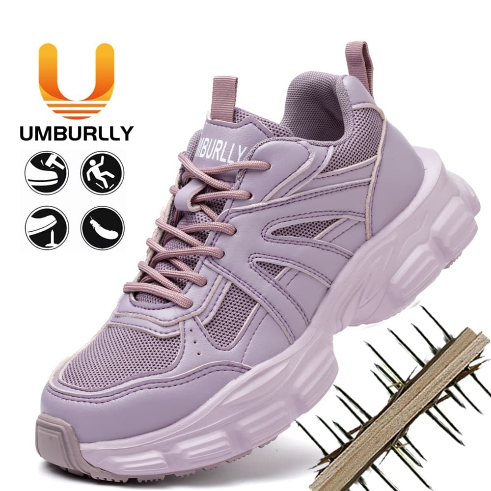 for Women's Smashing And Anti Piercing Four Seasons Steel Baotou Safety Shoes