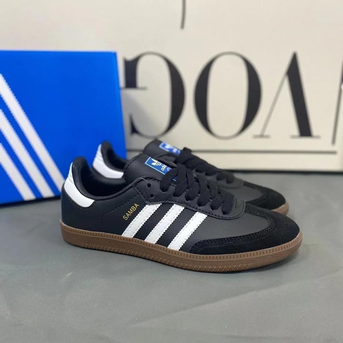 Chaussures de skate basses Pure Original Training Samba OG Clover, polyvalentes et respirantes, pour couples