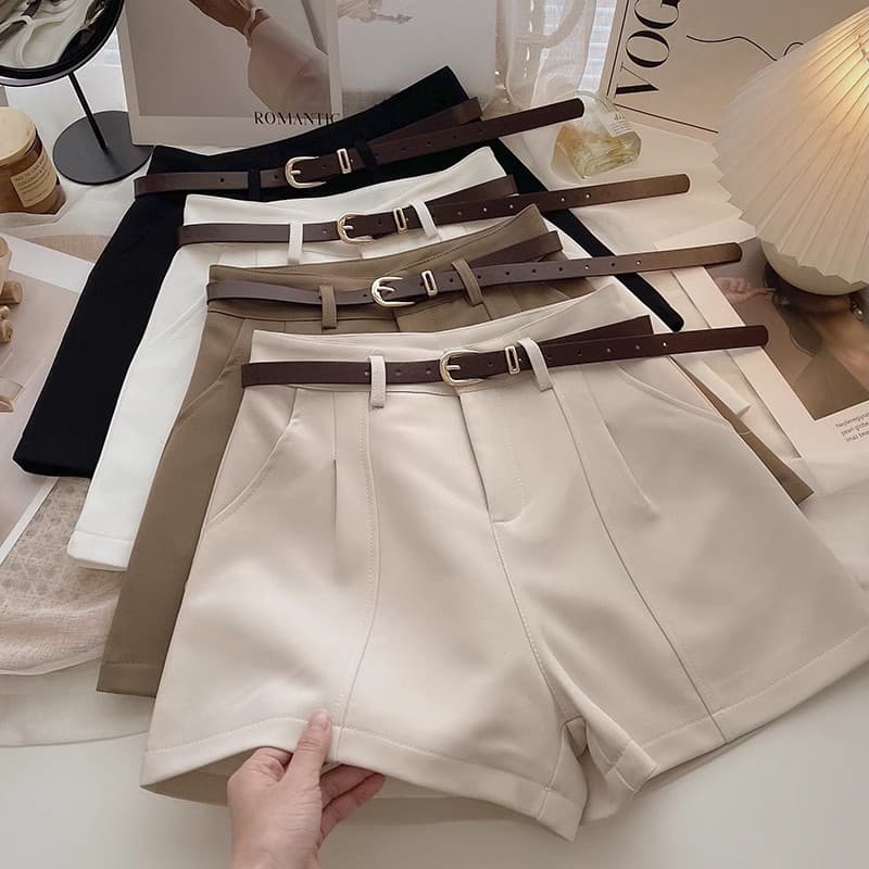 Women's Clothing Retro Simple Outer Wear High Waist A Wide Leg Pants