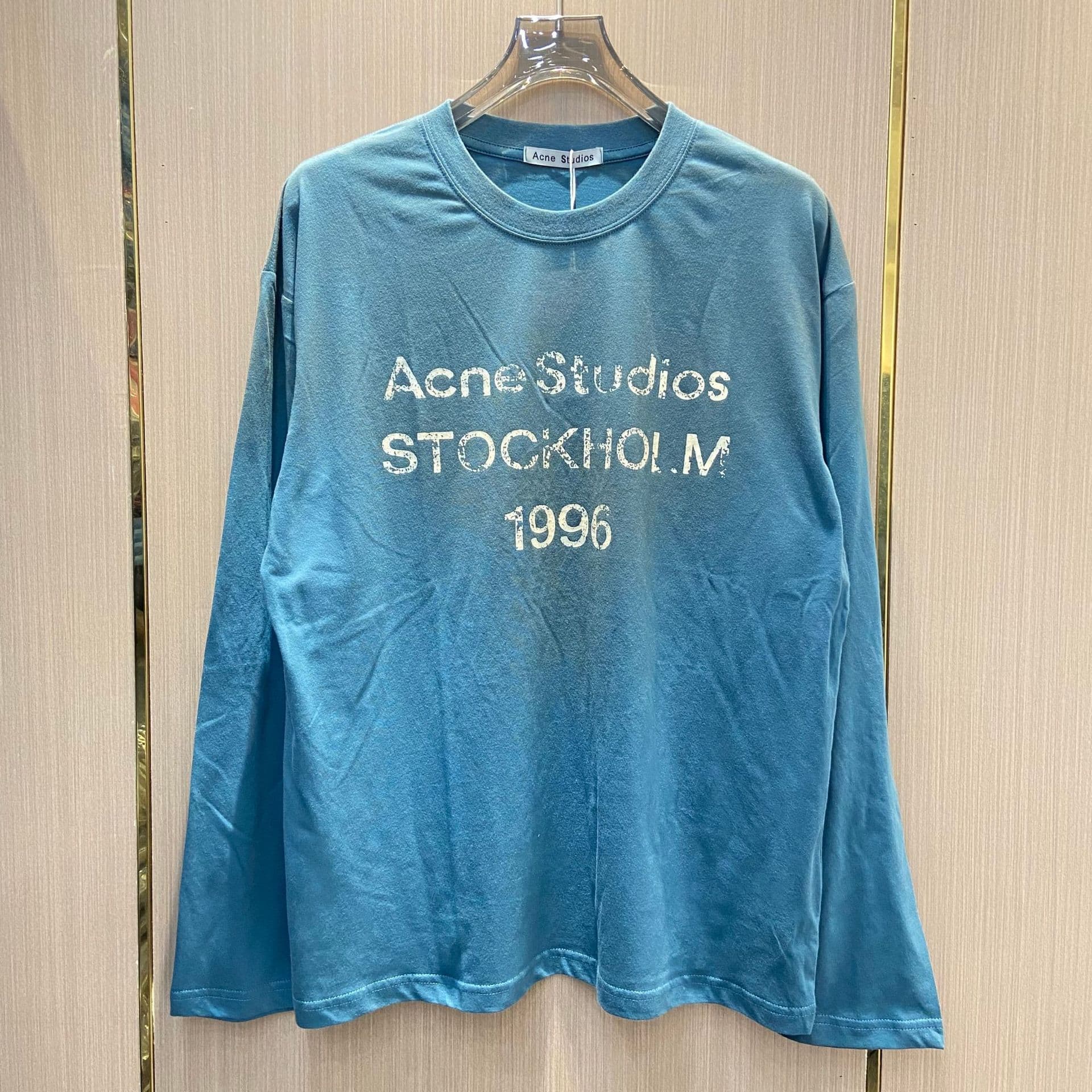 25SS 1996 Classic Dstruction Commmorativ Lazy Rlaxd Long Slv Sun Protction Lightwight Bas T-Shirt Couplel