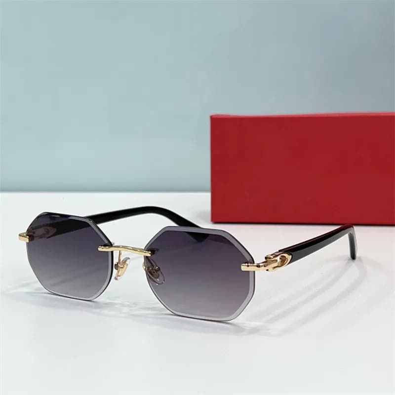 Brand Designer No Frame CT0439S Mens Outdoor Sunglasses Retro Glasses And Women For Women Sunglasses With Gift Box