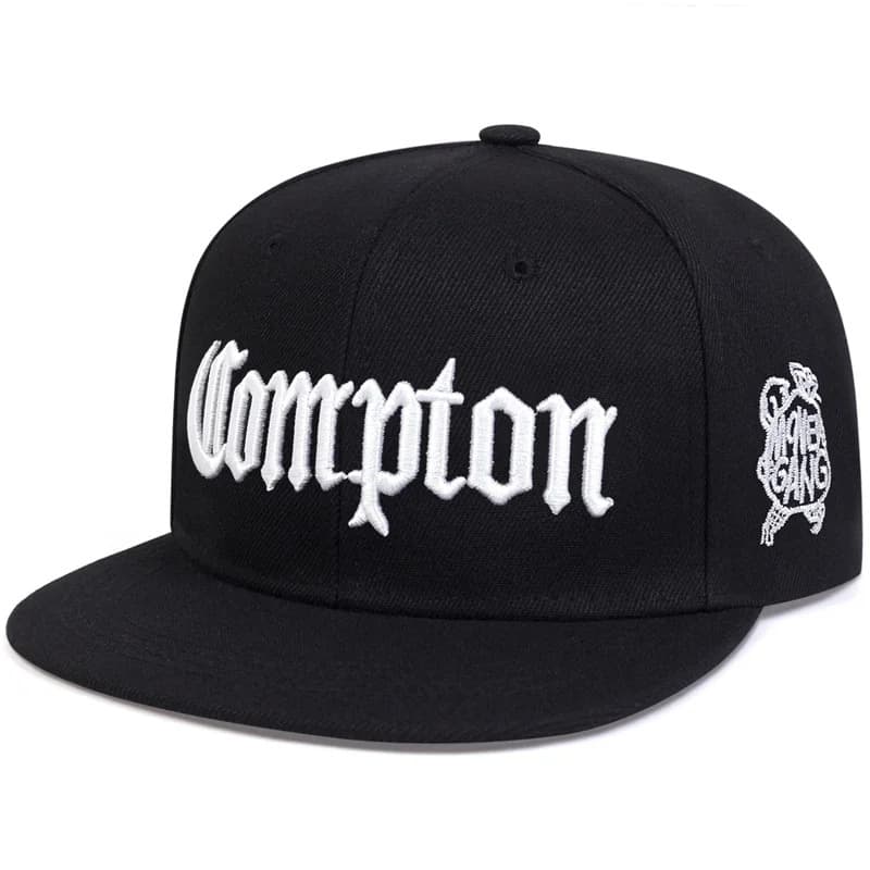 Compton Youth Flat brimmed Rim Men's Trendy Street Dance Hip Hop Hat
