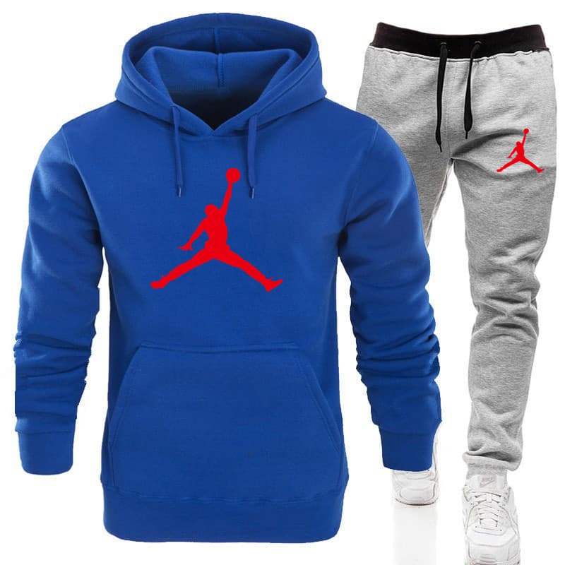 Nouvel ensemble de vêtements de sport 2 pièces, sweat-shirt à capuche + pantalon à cordon, vêtements de sport à capuche pour hommes, ensembles