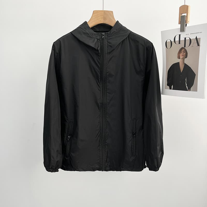 Men's Clothing Summer New Hooded Men's Sun Protection Clothing Outdoor Jacket Top Clothing Thin