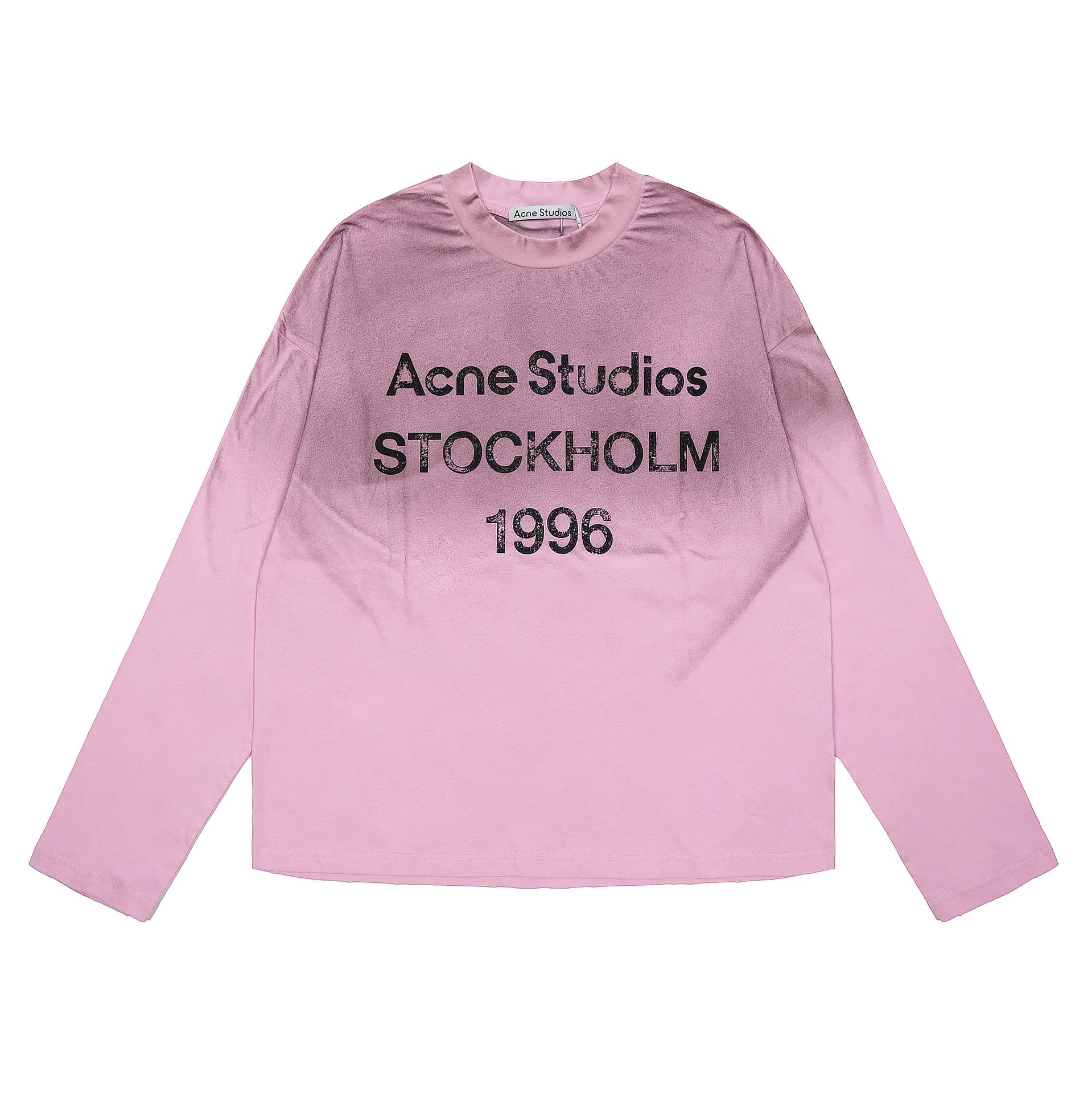 25SS 1996 Classic Dstruction Commmorativ Lazy Rlaxd Long Slv Sun Protction Lightwight Bas T-Shirt Couplel