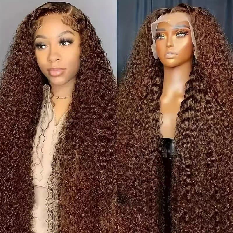 Perruques en cheveux humains 13 x 4 m2 Adaptées à diverses occasions et contextes