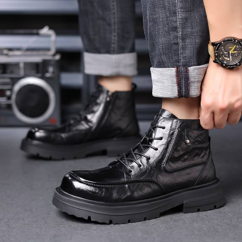 Non-slip Outdoor Sports Men's Shoes Casual Shoes Platform Heightening Dad Shoes Trendy Shoes