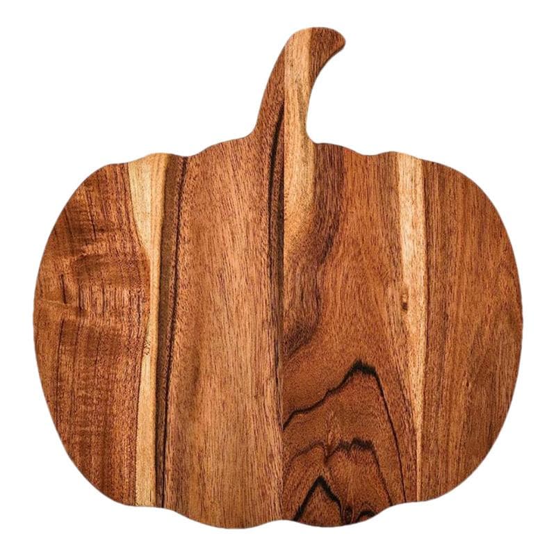 Pumpkin Shaped Wood Board - Charcuterie Serving Platter