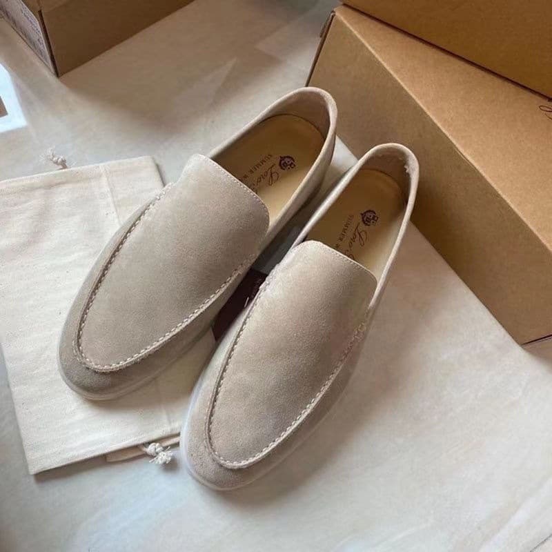 Chaussures plates décontractées pour hommes, mocassins confortables à enfiler pour l'été