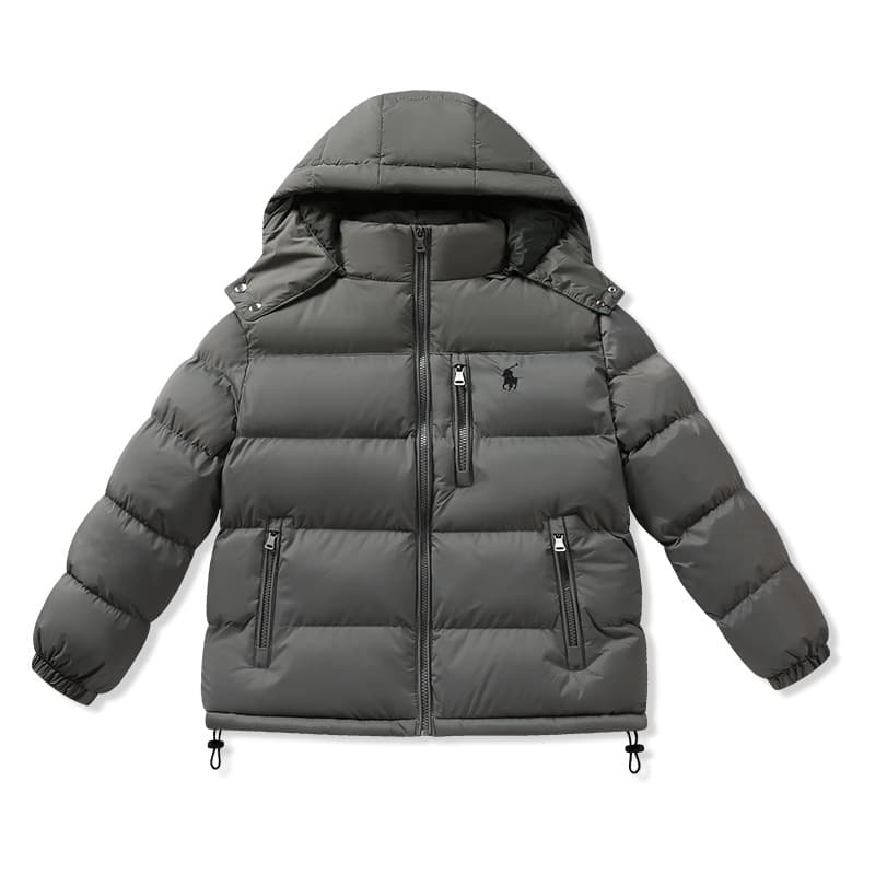 2605 # Veste matelassée chaude, épaisse et décontractée pour enfants, idéale pour l'automne et l'hiver