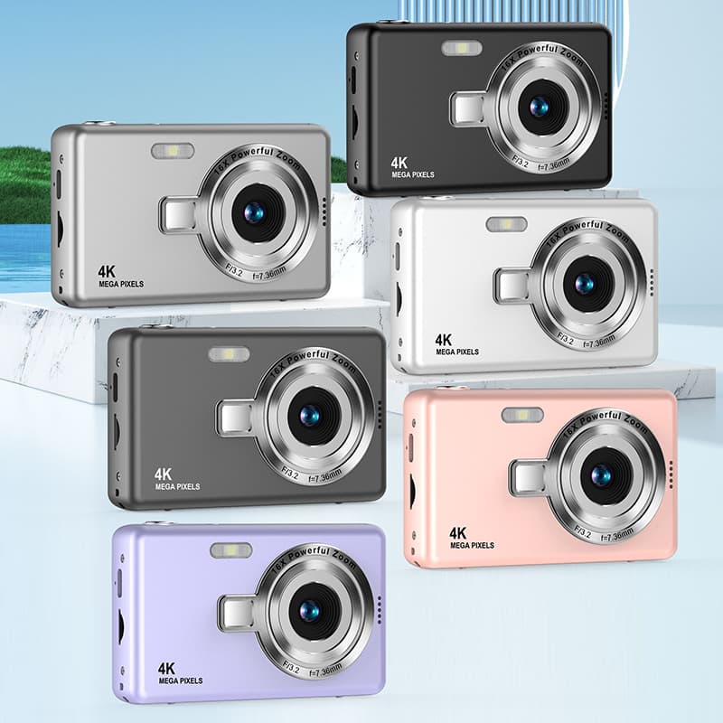 Cross-Border New Q12 Student Party Digital HD Girls' Special 4K Pixel Mini Card CCD Camera