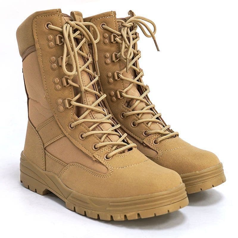 High-top Combat Boots Tactical Boots New Breathable Ultra-light Training Hiking Shoes Hiking Outdoor Summer Military Training Boots