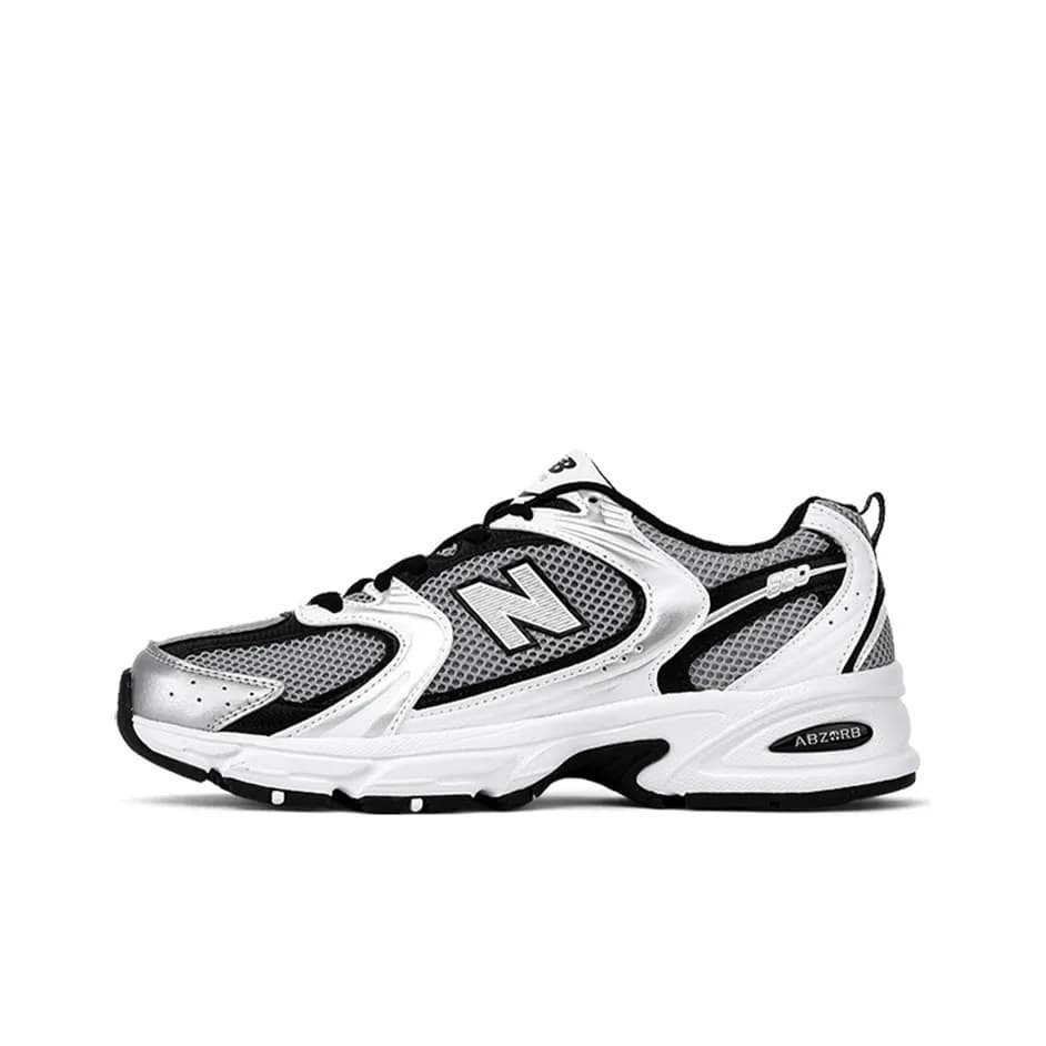 Nouvelles baskets basses Pure Original Nb530 Retro SiL Ver blanches en maille, style « dad shoes », pour la course à pied.