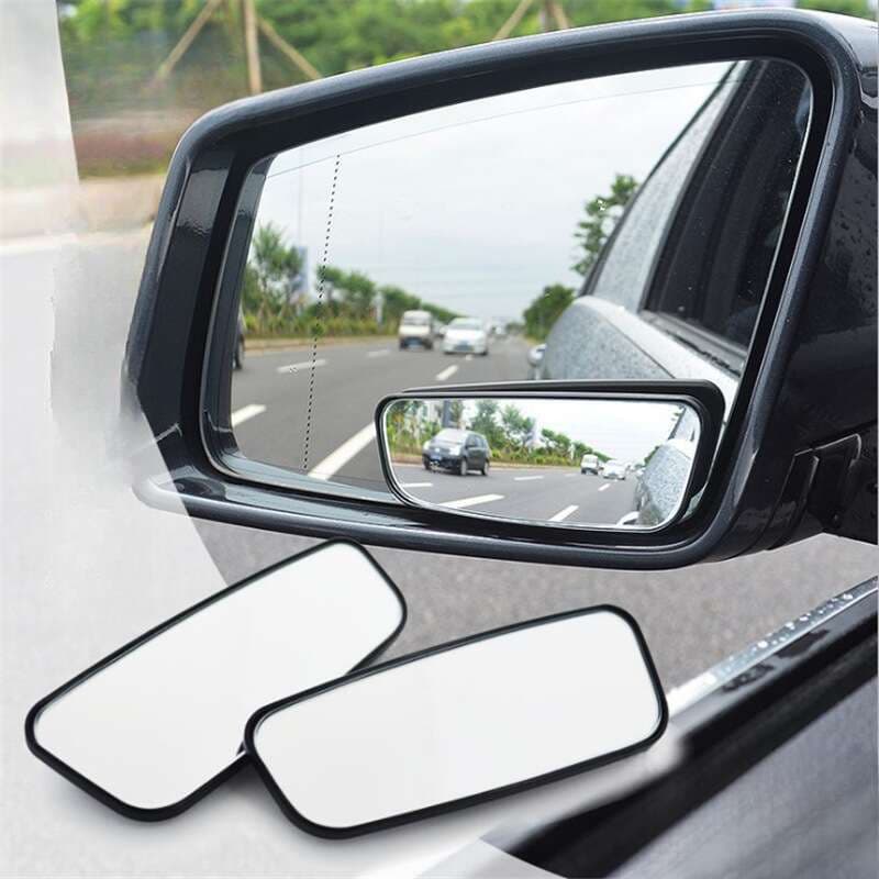 3R-059 Rearview Rectangular Curved Surface Assisted Car Reverse Blind Spot With Adjustable Mirror Installation