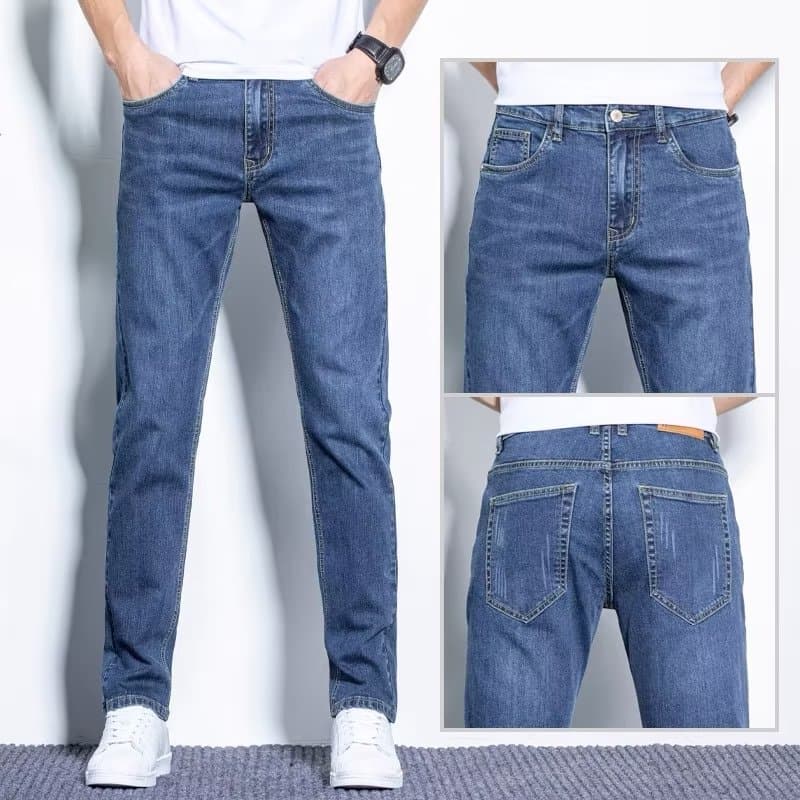 Men's Clothing spring and summer trousers men's Korean style fashion slim fitting pants men's mid waist casual pants