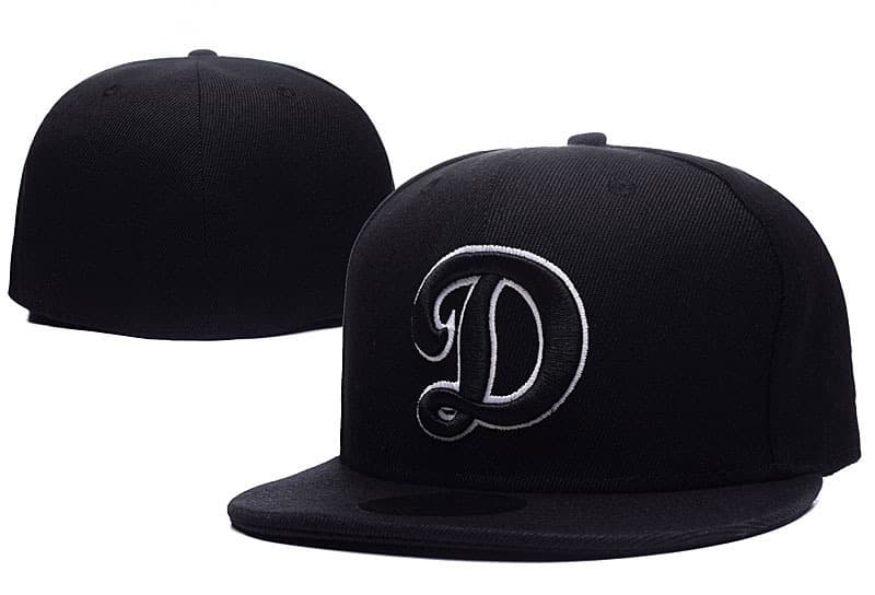 Casquette de baseball brodée, protection solaire intégrale, taille L (5A), de qualité supérieure Los Angeles Dodgers, pour l'exportation.