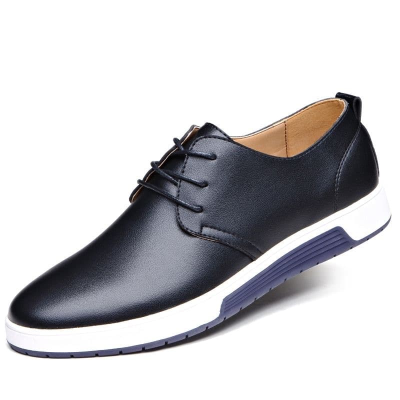 Spring and autumn business men's shoes Fashion casual leather shoes plus-size formal sandals
