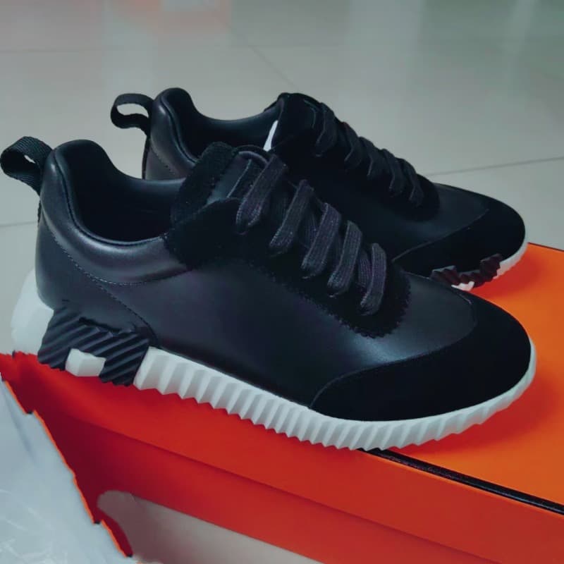Chaussures de sport en cuir de vachette pour hommes, baskets tendance et respirantes, confortables, style célébrités en ligne