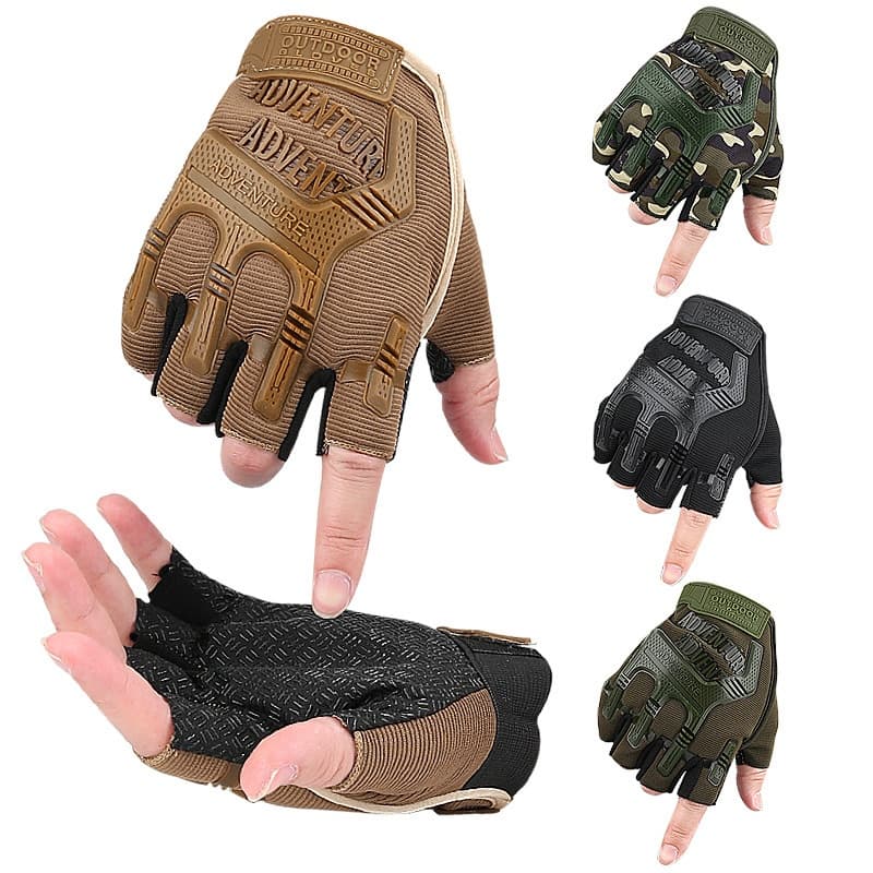 Seal Half Finger Gloves Men's Training Tactical Outdoor Fighting Sports Protective Gloves