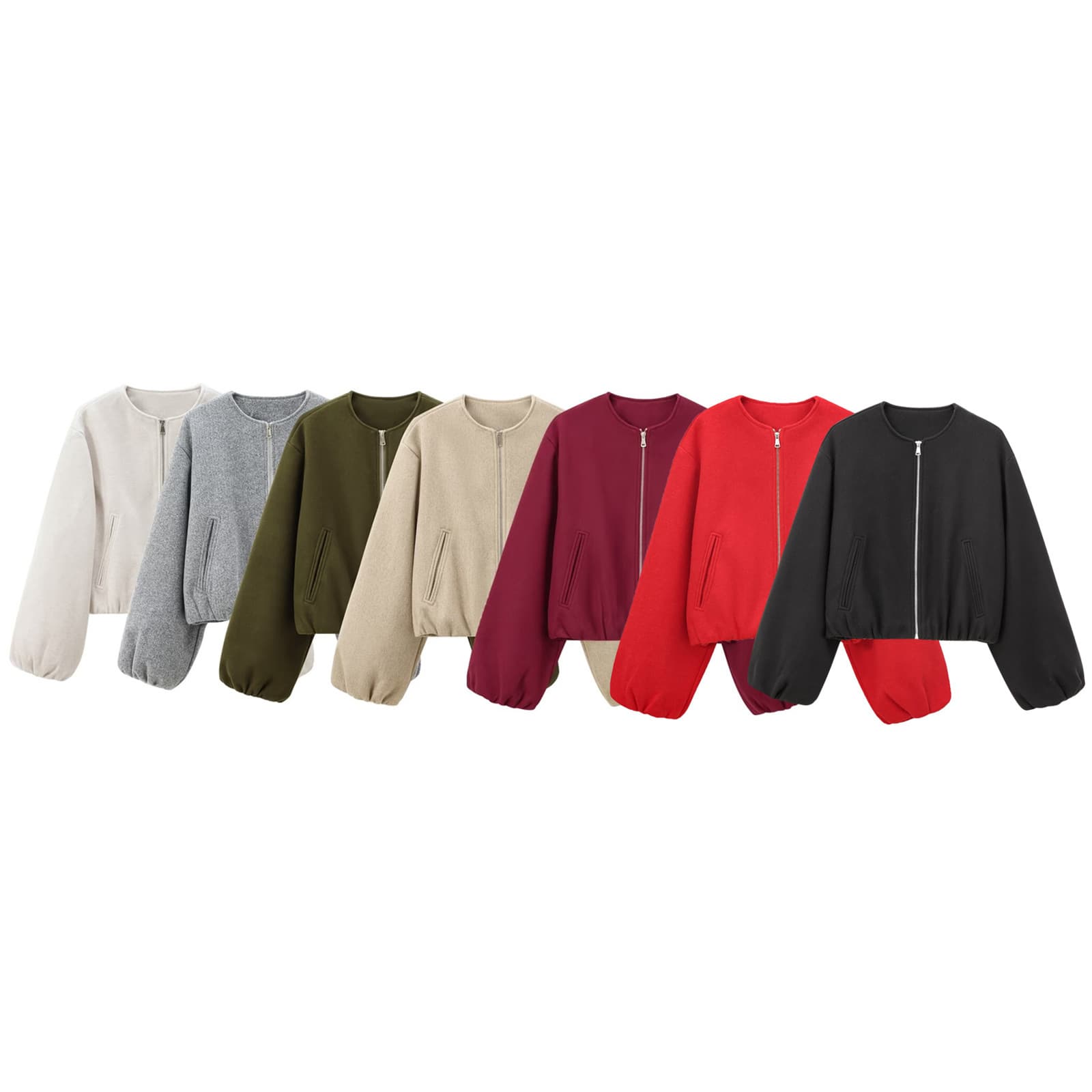 Women's Clothing Design Soft Bomber Jacket