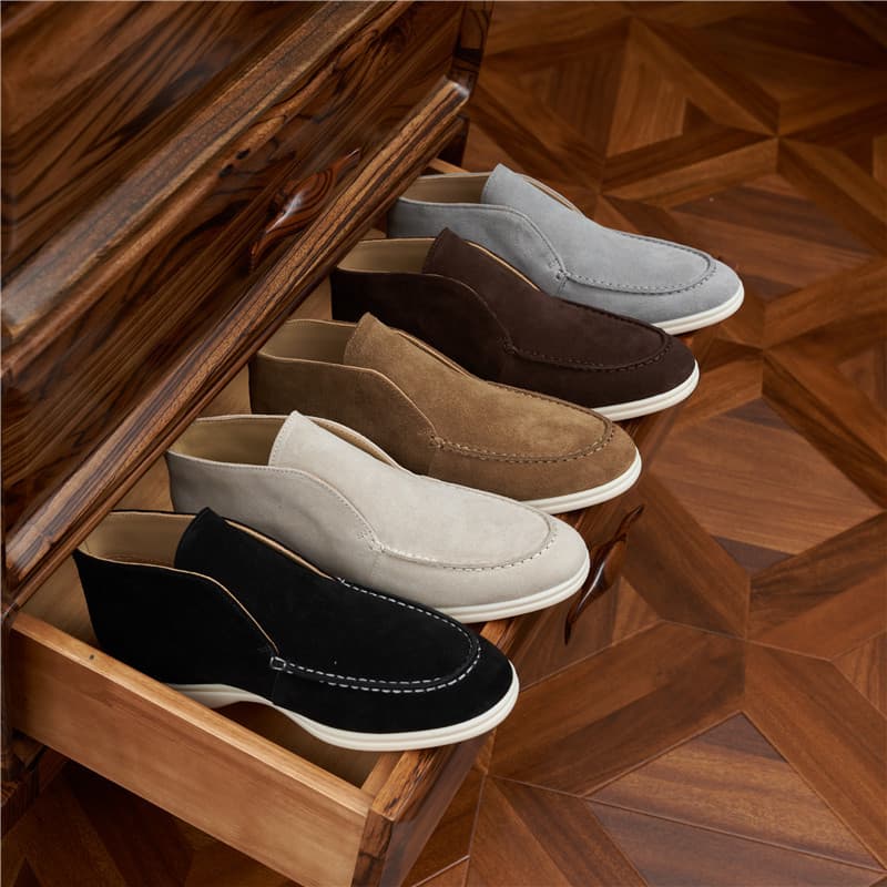 Men's Business Casual Boots – Lightweight Leather Chelsea Boots (Soft Sole & British Style)​