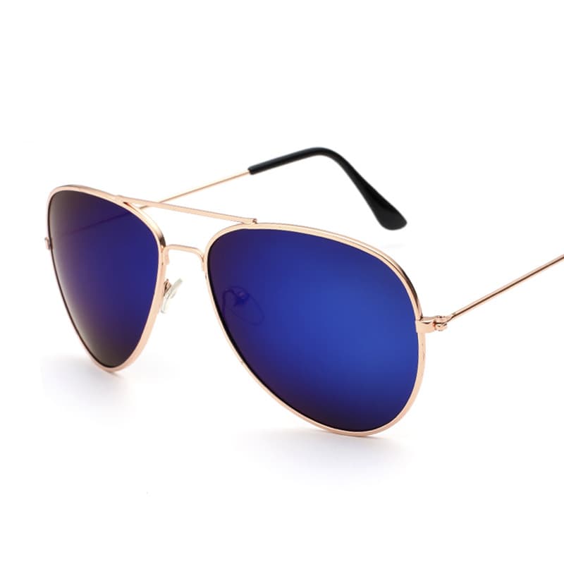 Men's Sunglasses Flight Sunglasses Men And Women Sunglasses Reflective Seven Color Frog Mirror Sunglasses 30253026