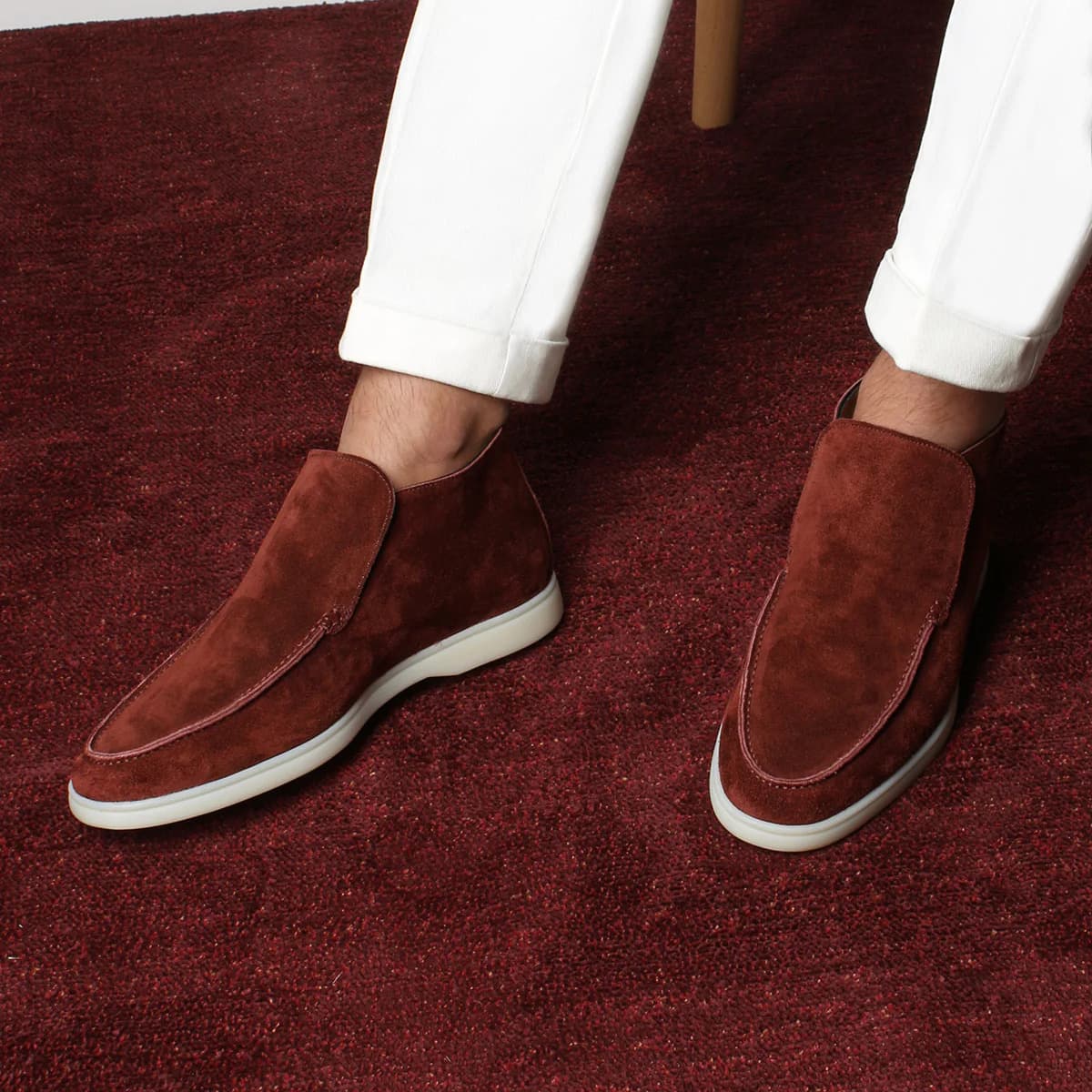 Unbeatable Quality 2024 New Men's Loafers British Lightweight Pea Shoes Size 48