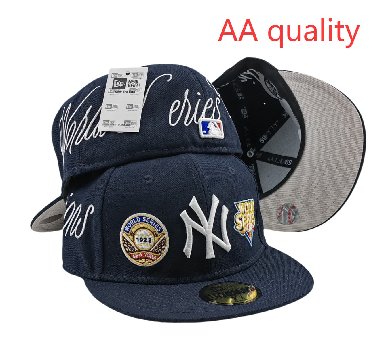 Casquette de baseball tendance 2025, modèle AA, taille unique, visière plate, idéale pour les équipes de commerce extérieur transfrontalier.