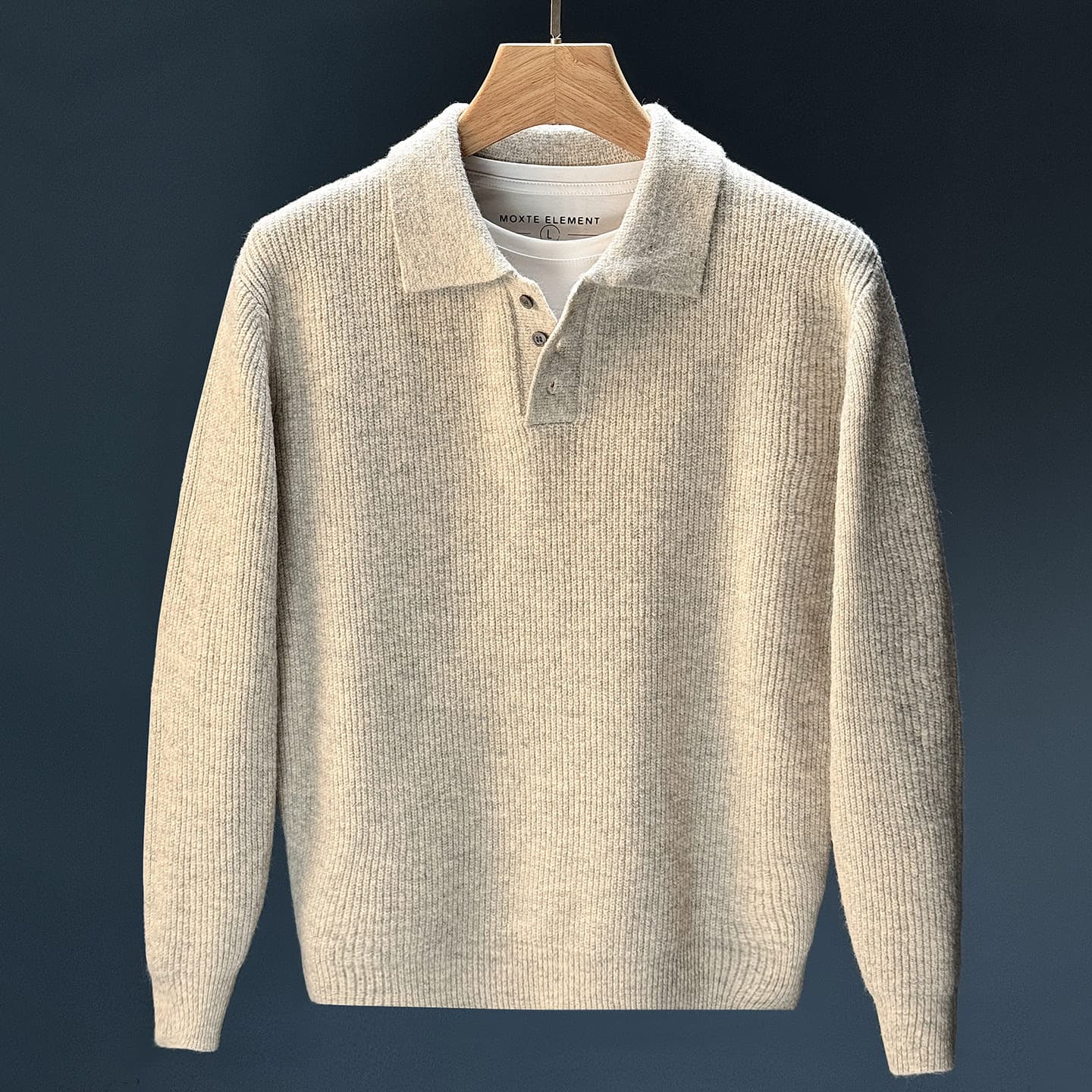 Polo classique pour homme – Coupe ajustée, col en maille, idéal pour l'hiver et l'automne (M-3XL)