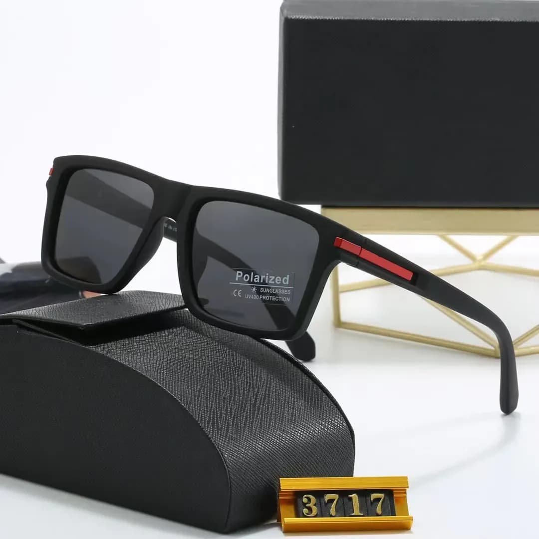 P Rada Mens Designer Sunglasses Outdoor Shades Women Fashion Triangle Full Frame Sunshade Mirror Polarized UV400 Protection
