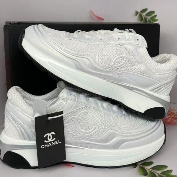Putian Pure Original Petit Parfum Style Silver Horn King Sports Mesh Respirant Semelle Épaisse Hauteur Augmentante