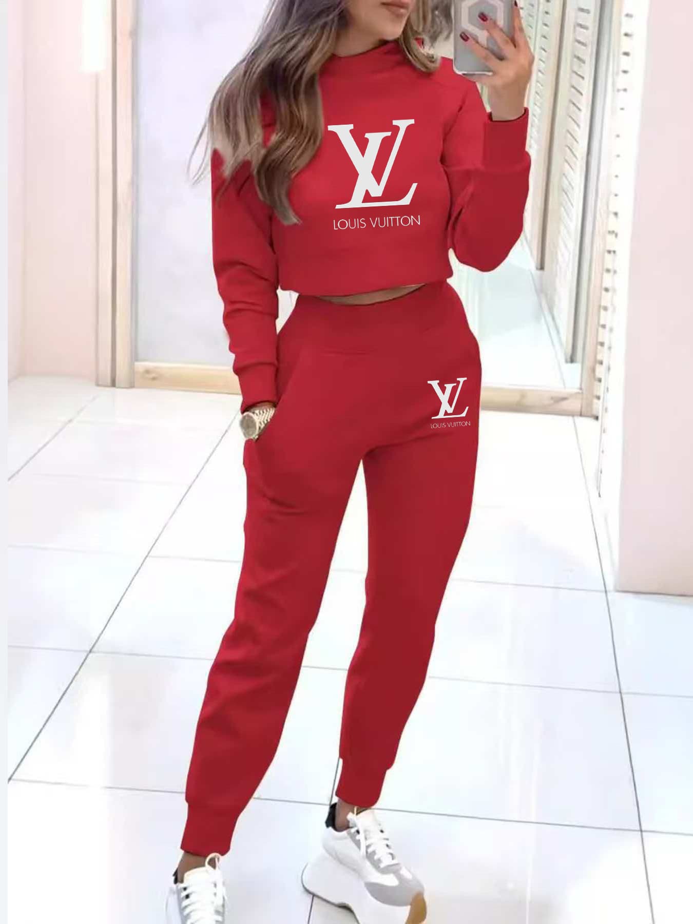Ensemble pull-over imprimé sport tendance pour femme, best-seller printemps-automne