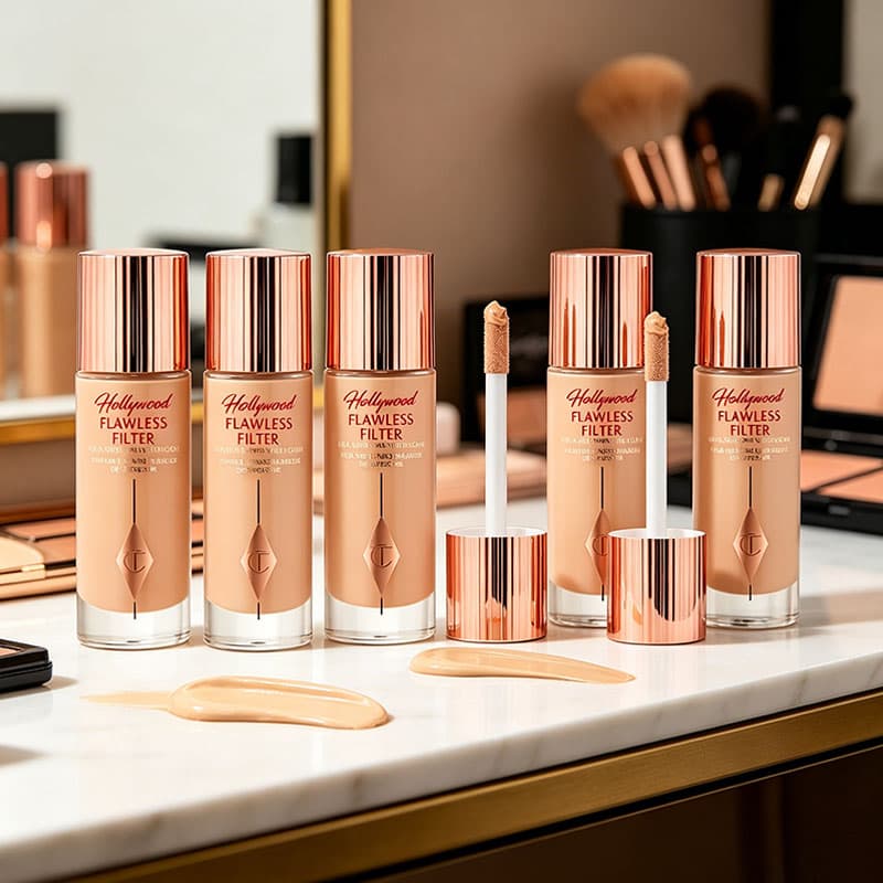 Fashion CT 5-Colors Starlight Beauty Liquid Concealer Highlighter Flawless Facial Spot Concealer Foundation Skin-friendly Makeup