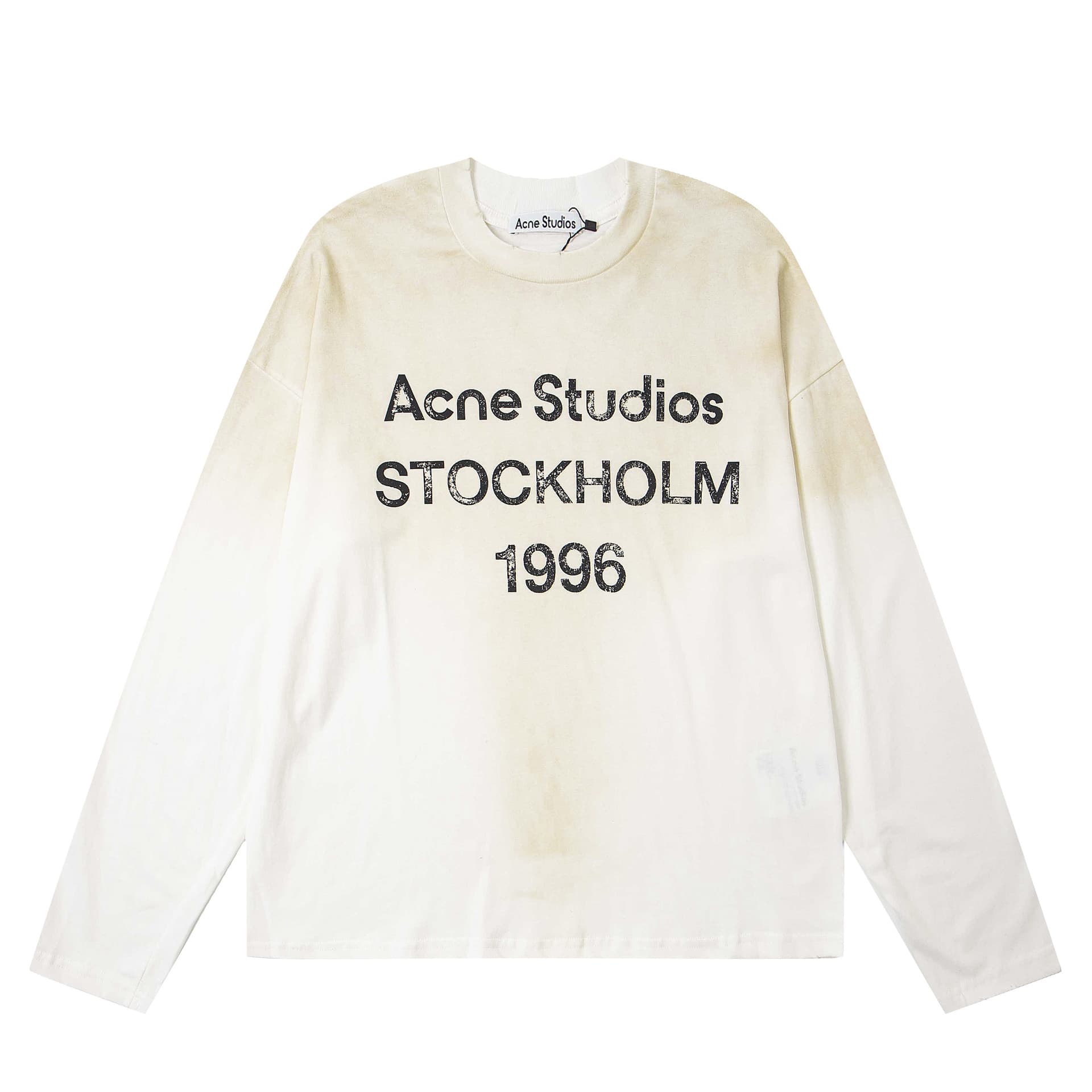 25SS 1996 Classic Dstruction Commmorativ Lazy Rlaxd Long Slv Sun Protction Lightwight Bas T-Shirt Couplel