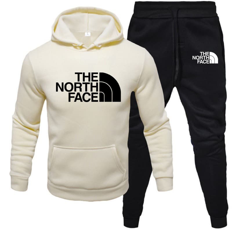 Ensemble sweat-shirt à capuche et pantalon de jogging pour homme, collection printemps-automne 2024.