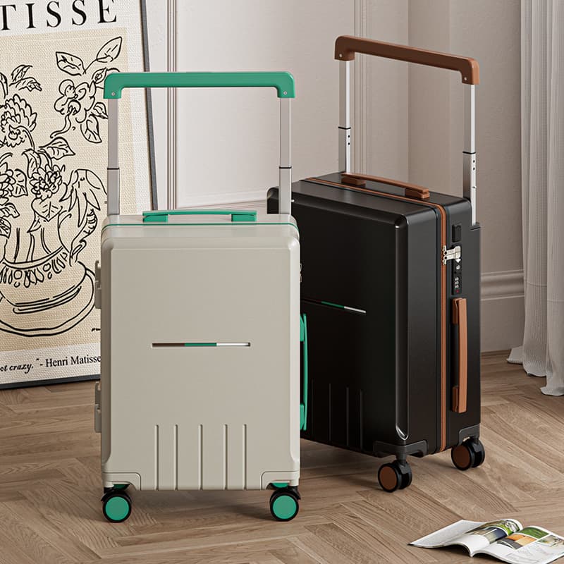 Luxury ABS+PC Carry-On Luggage With USB Port, TSA Lock & Silent 360° Wheels – Expandable, Water-Resistant, Stylish Suitcase For Travel