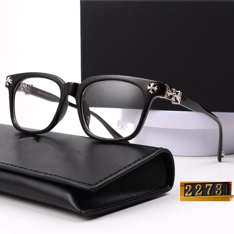 Lunettes Kejia 2273 noires transparentes, monture unisexe, même style, sans correction